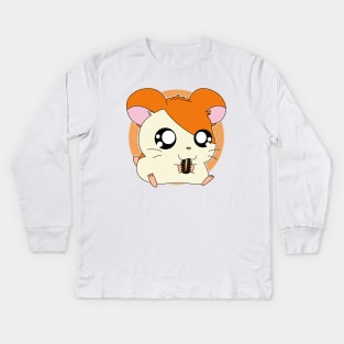 Mini Hamtaro Kids Long Sleeve T-Shirt